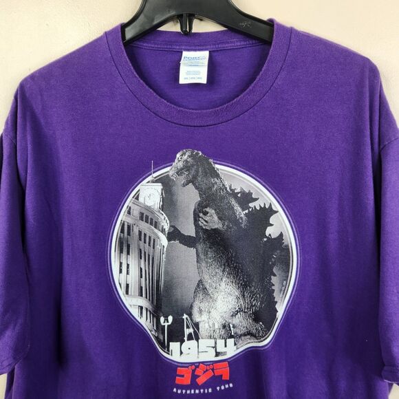 Port & Co. Authentic Toho Godzilla 1954 Short Sleeve Crew Neck Graphic Tee 3XL - Picture 2 of 6